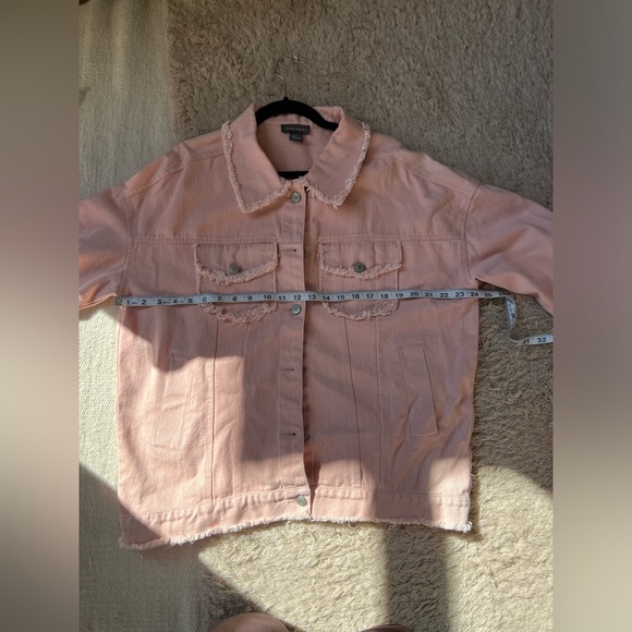 Custom Vintage Rolling Stones Jean jacket in Pink - Picture 3 of 4